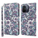 For Xiaomi Redmi 11A 4G / 12C 4G PU Leather Flip Phone Case 3D Pattern Printing Stand Wallet Cover