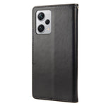 For Xiaomi Redmi Note 12 Pro+ 5G Stand Phone Case PU Leather Flower Butterfly Imprinted Wallet Cover