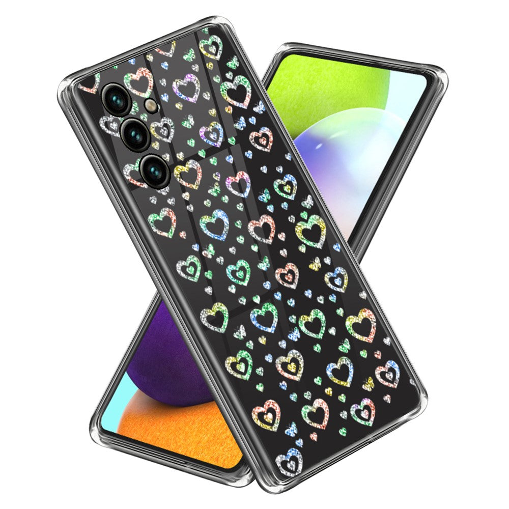 Mjukt TPU-skal till Samsung Galaxy A34 5G Skyddsskal Mönstertryck IMD mobilskydd