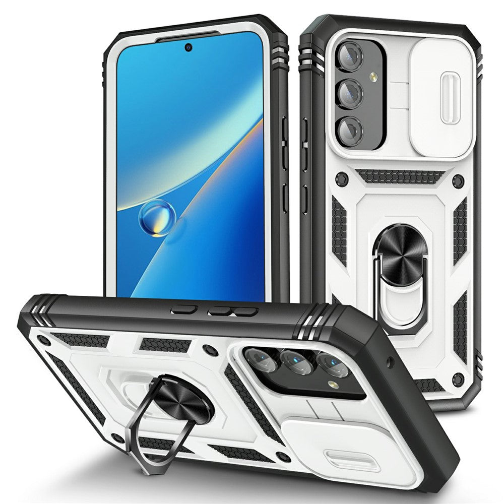 Samsung Galaxy A54 5G PC TPU-skal Stödjande Stötsäkert Skydd med Kortplats, Linsskydd