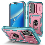 Samsung Galaxy A54 5G PC TPU-skal Stödjande Stötsäkert Skydd med Kortplats, Linsskydd