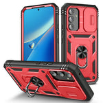 Samsung Galaxy A54 5G PC TPU-skal Stödjande Stötsäkert Skydd med Kortplats, Linsskydd
