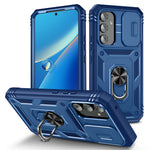 Samsung Galaxy A54 5G PC TPU-skal Stödjande Stötsäkert Skydd med Kortplats, Linsskydd