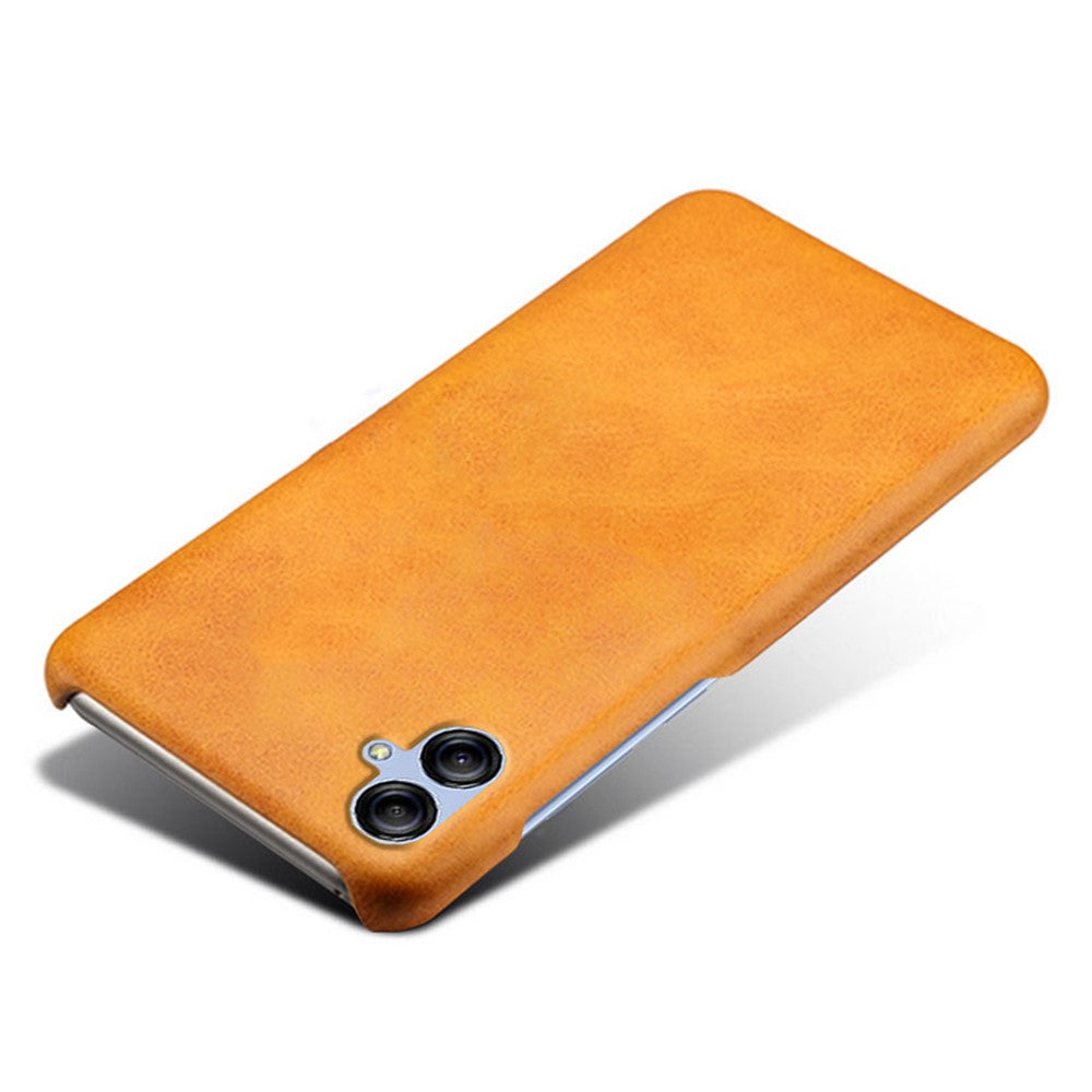 For Samsung Galaxy A04e 4G / M04 4G / F04 4G Phone Case Calf Texture PU Leather+PC Phone Cover