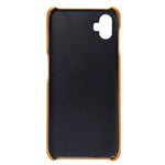 For Samsung Galaxy A04e 4G / M04 4G / F04 4G Phone Case Calf Texture PU Leather+PC Phone Cover