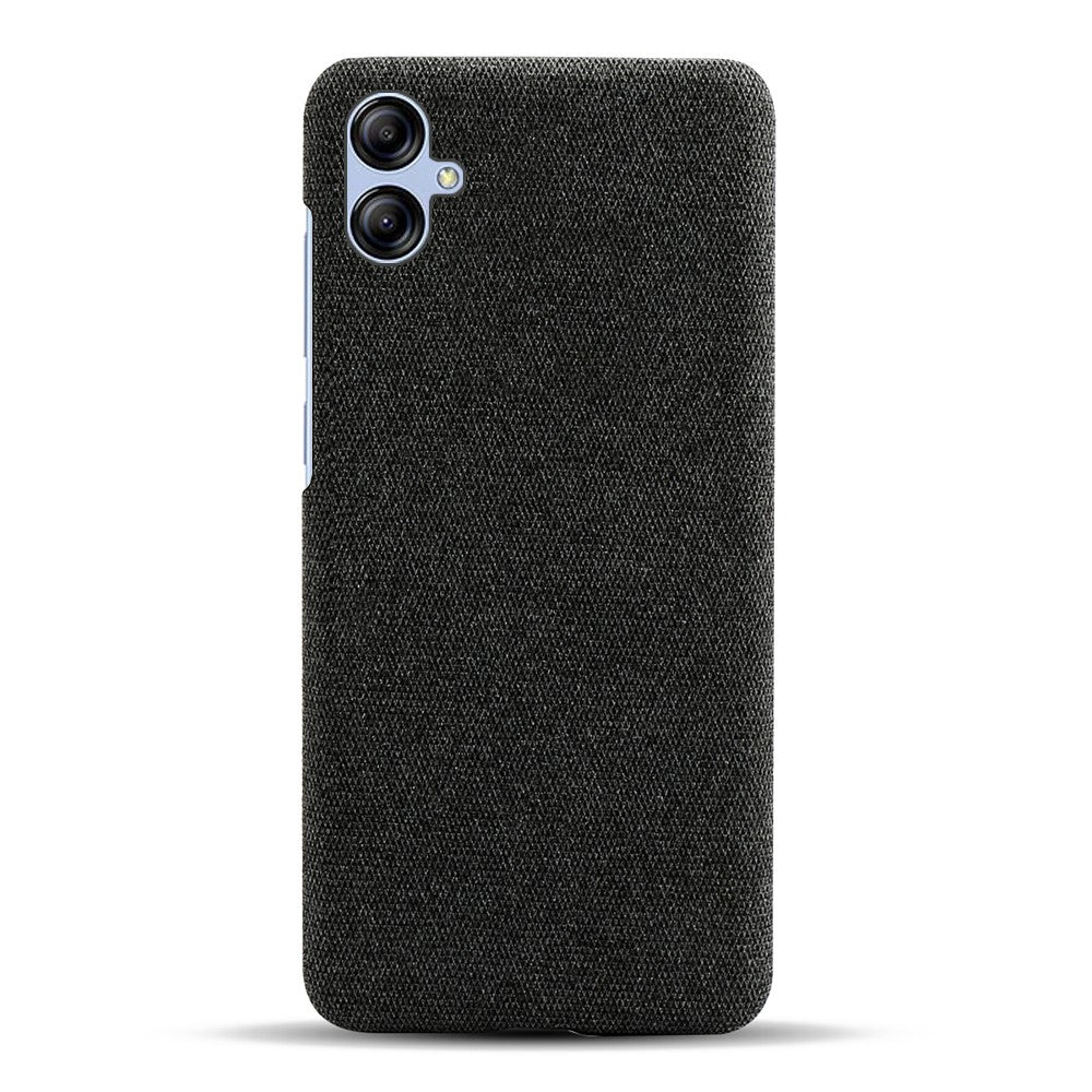 For Samsung Galaxy A04e 4G / F04 4G / M04 4G Phone Case Solid Color Hard PC+Cloth Phone Cover