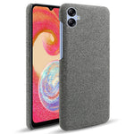 For Samsung Galaxy A04e 4G / F04 4G / M04 4G Phone Case Solid Color Hard PC+Cloth Phone Cover