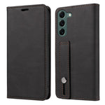 Läderfodral till Samsung Galaxy S23+ med stativ, magnetiskt plånboksfodral för mobilmobil