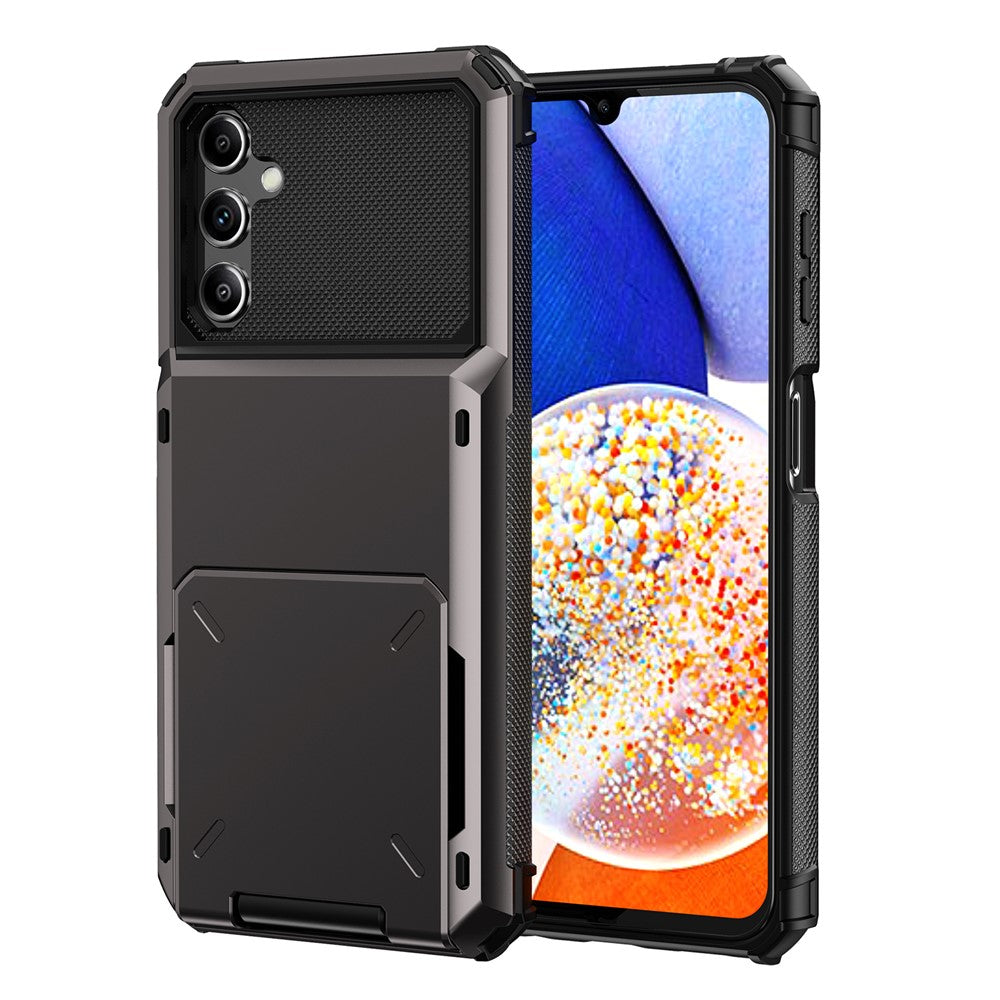Til Samsung Galaxy A34 5G Telefon Flip Kortholder TPU + PC Telefoncover Beskyttende Skal