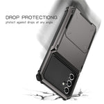 Til Samsung Galaxy A34 5G Telefon Flip Kortholder TPU + PC Telefoncover Beskyttende Skal