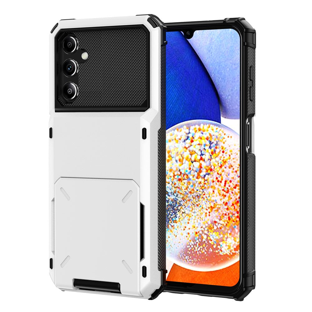 Til Samsung Galaxy A34 5G Telefon Flip Kortholder TPU + PC Telefoncover Beskyttende Skal