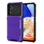 Til Samsung Galaxy A34 5G Telefon Flip Kortholder TPU + PC Telefoncover Beskyttende Skal