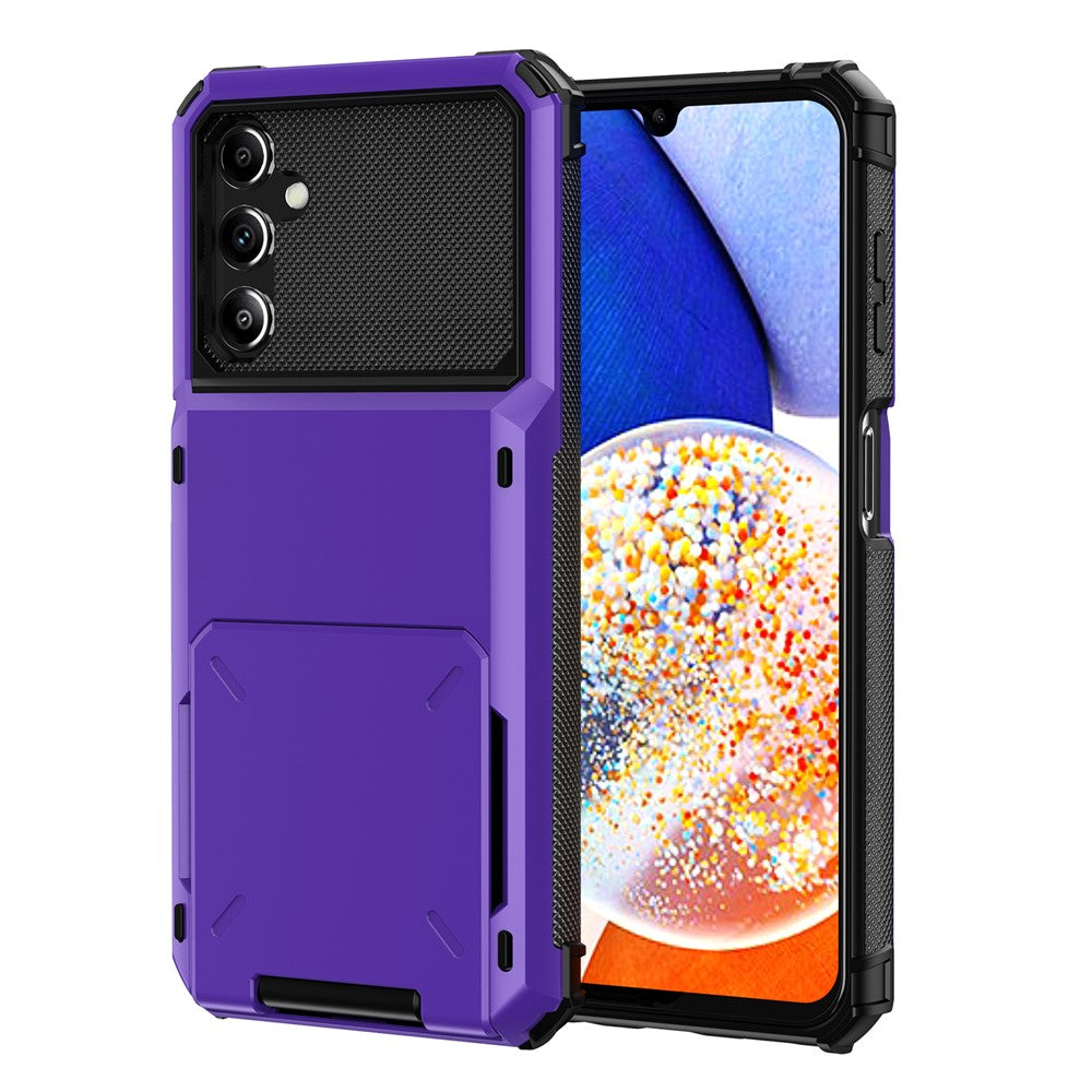 Til Samsung Galaxy A34 5G Telefon Flip Kortholder TPU + PC Telefoncover Beskyttende Skal