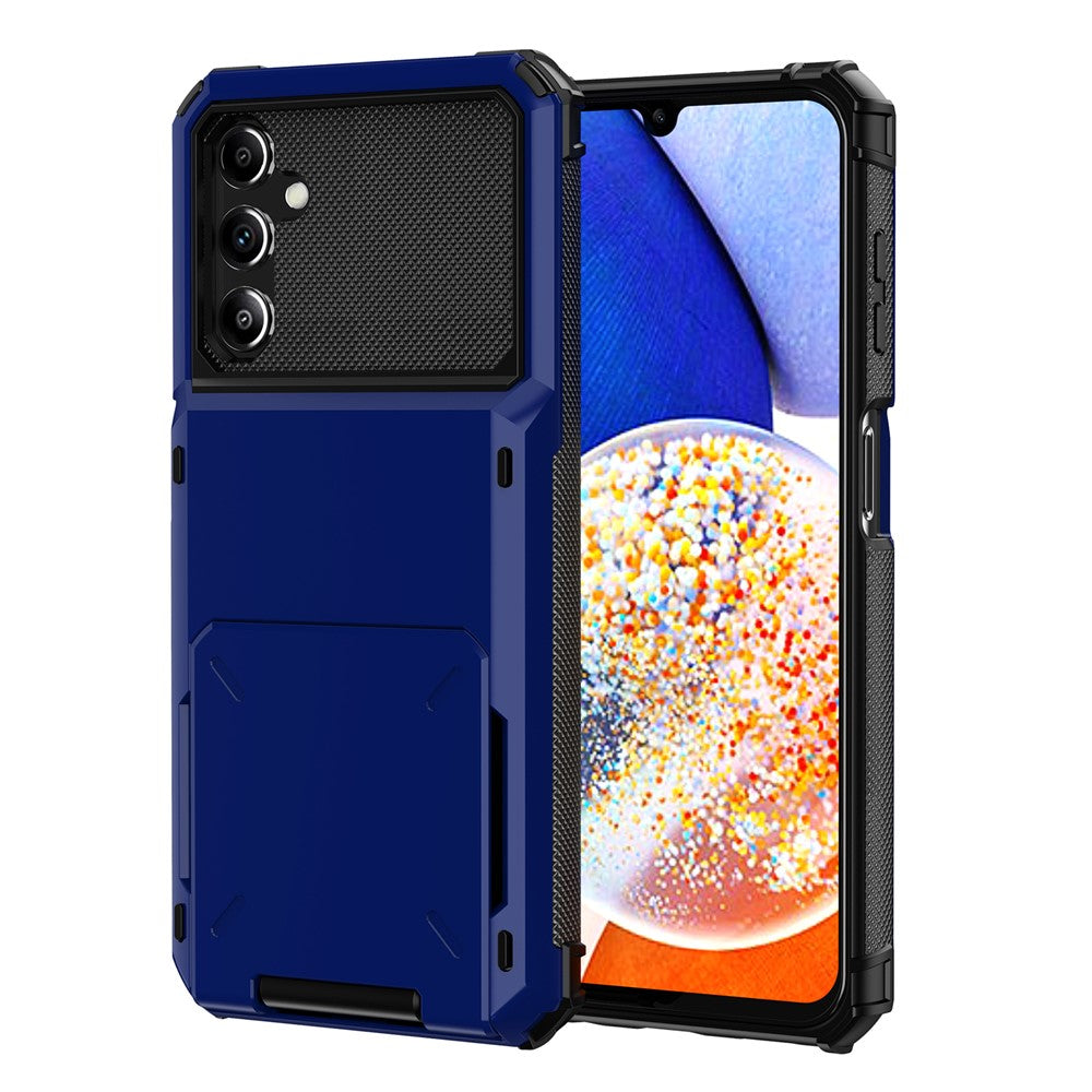 Til Samsung Galaxy A34 5G Telefon Flip Kortholder TPU + PC Telefoncover Beskyttende Skal