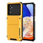 Til Samsung Galaxy A34 5G Telefon Flip Kortholder TPU + PC Telefoncover Beskyttende Skal