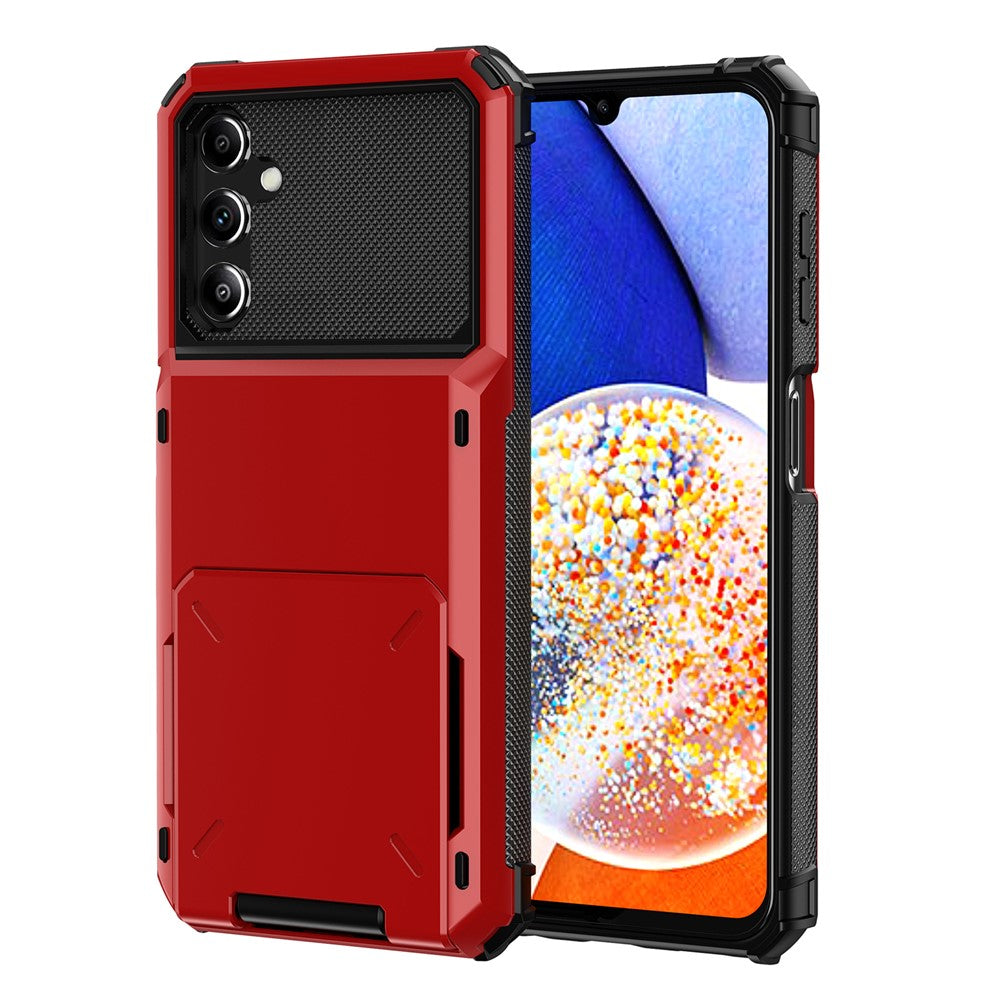 Til Samsung Galaxy A34 5G Telefon Flip Kortholder TPU + PC Telefoncover Beskyttende Skal