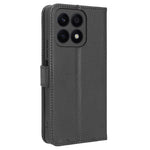 For Honor X8a 4G pung telefoncover diamanttekstur PU-læder magnetisk flip stander cover