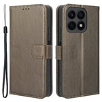 For Honor X8a 4G pung telefoncover diamanttekstur PU-læder magnetisk flip stander cover