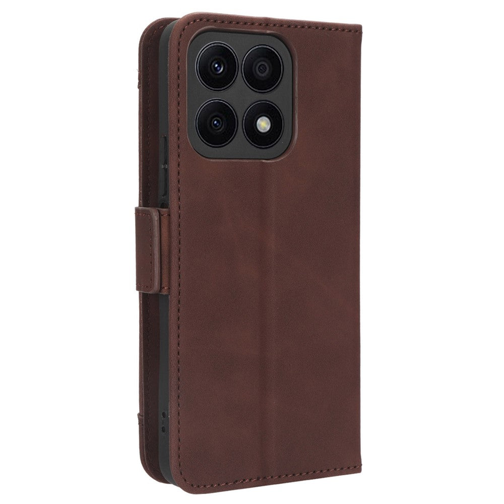 For Honor X8a 4G Wallet Flip Phone Cover PU Leather Stand Multiple Card Slots Case