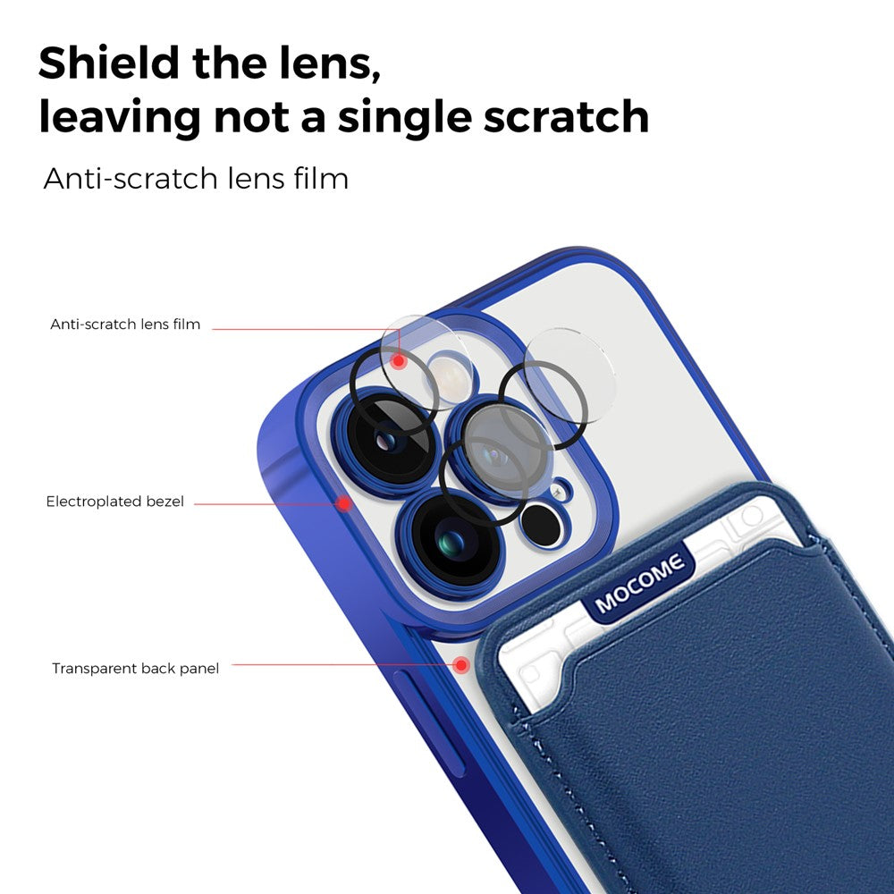 CD Texture Phone Cover for iPhone 13 Pro 6.1 inch TPU + PC Case Compatible with MagSafe with Card Bag