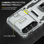 Armor Series Anti-ridse Telefoncover til Samsung Galaxy A34 5G Kickstand Telefoncover med Skydende Kameraprotektor