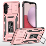 Armor Series Anti-ridse Telefoncover til Samsung Galaxy A34 5G Kickstand Telefoncover med Skydende Kameraprotektor