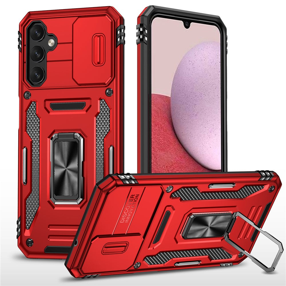 Armor Series Anti-ridse Telefoncover til Samsung Galaxy A34 5G Kickstand Telefoncover med Skydende Kameraprotektor