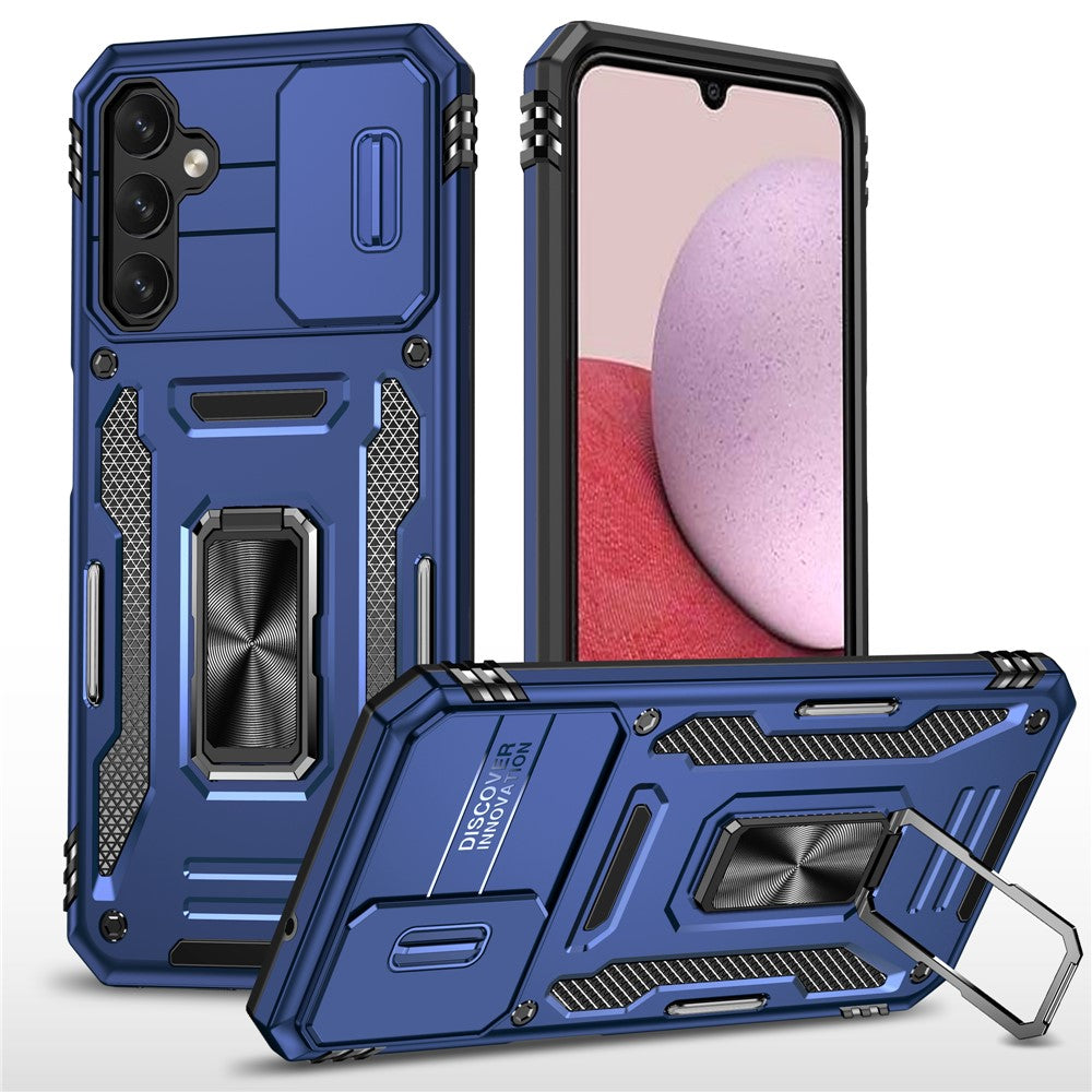 Armor Series Anti-ridse Telefoncover til Samsung Galaxy A34 5G Kickstand Telefoncover med Skydende Kameraprotektor