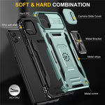 Stødsikkert Telefoncover til Samsung Galaxy A04 4G (164,4 x 76,3 x 9,1 mm) / M13 5G, Armor Series PC + TPU Cover med Støttefod