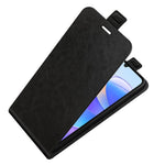 Til Honor X7a 4G Crazy Horse tekstur læder telefoncover med kortplads og vertikalt flipomslag
