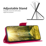 For Xiaomi 13 Lite / Civi 2 5G Phone Leather Case Wallet Stand Butterfly Imprinted Phone Cover with Strap