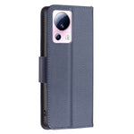 For Xiaomi 13 Lite / Civi 2 5G Wallet Case with Wrist Strap Litchi Texture Leather Phone Stand Cover