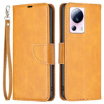 For Xiaomi 13 Lite / Civi 2 5G Case Smooth Leather Wallet Stand Mobile Phone Cover with Strap