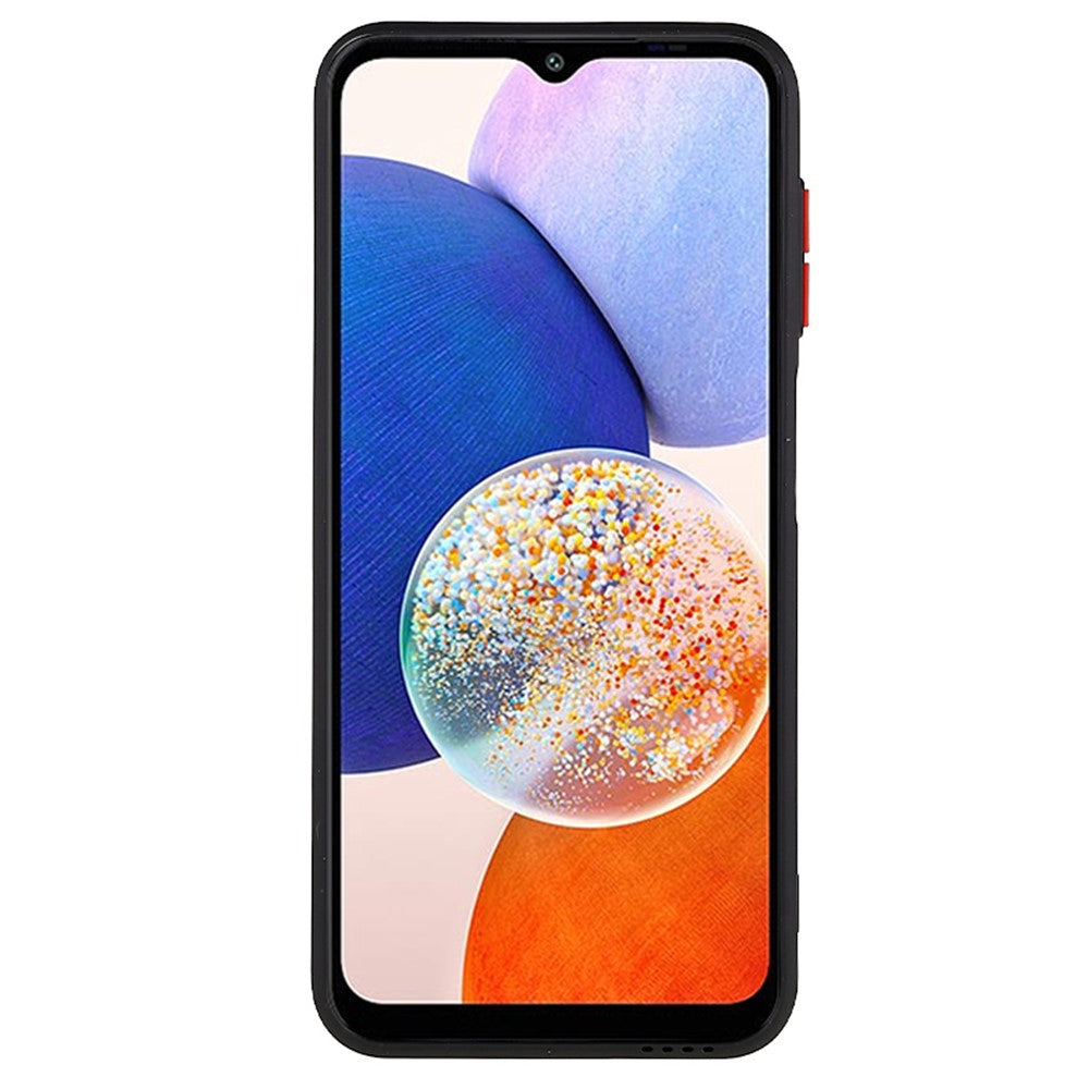 Samsung Galaxy A14 5G / 4G Mjukt TPU-mobilskal Fallsäkert bakstycke med kortplats