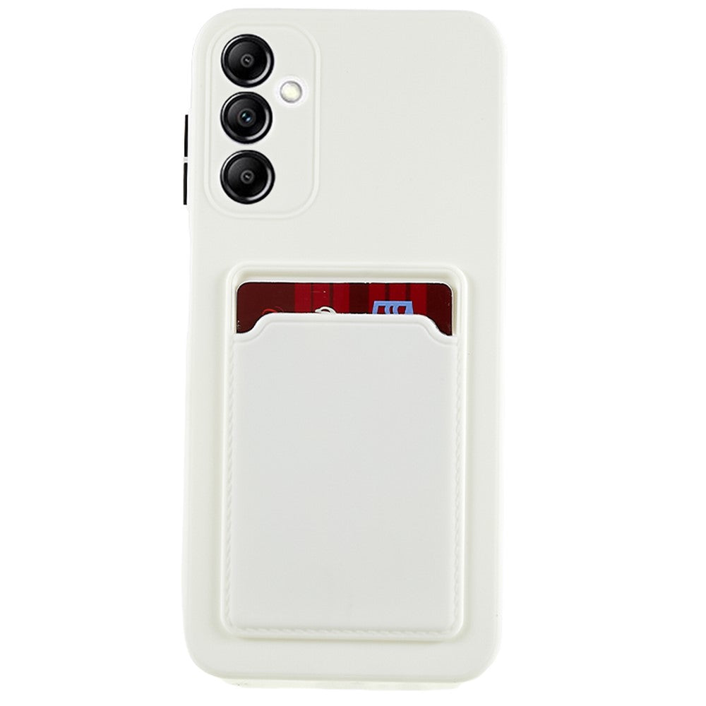 Samsung Galaxy A14 5G / 4G Mjukt TPU-mobilskal Fallsäkert bakstycke med kortplats