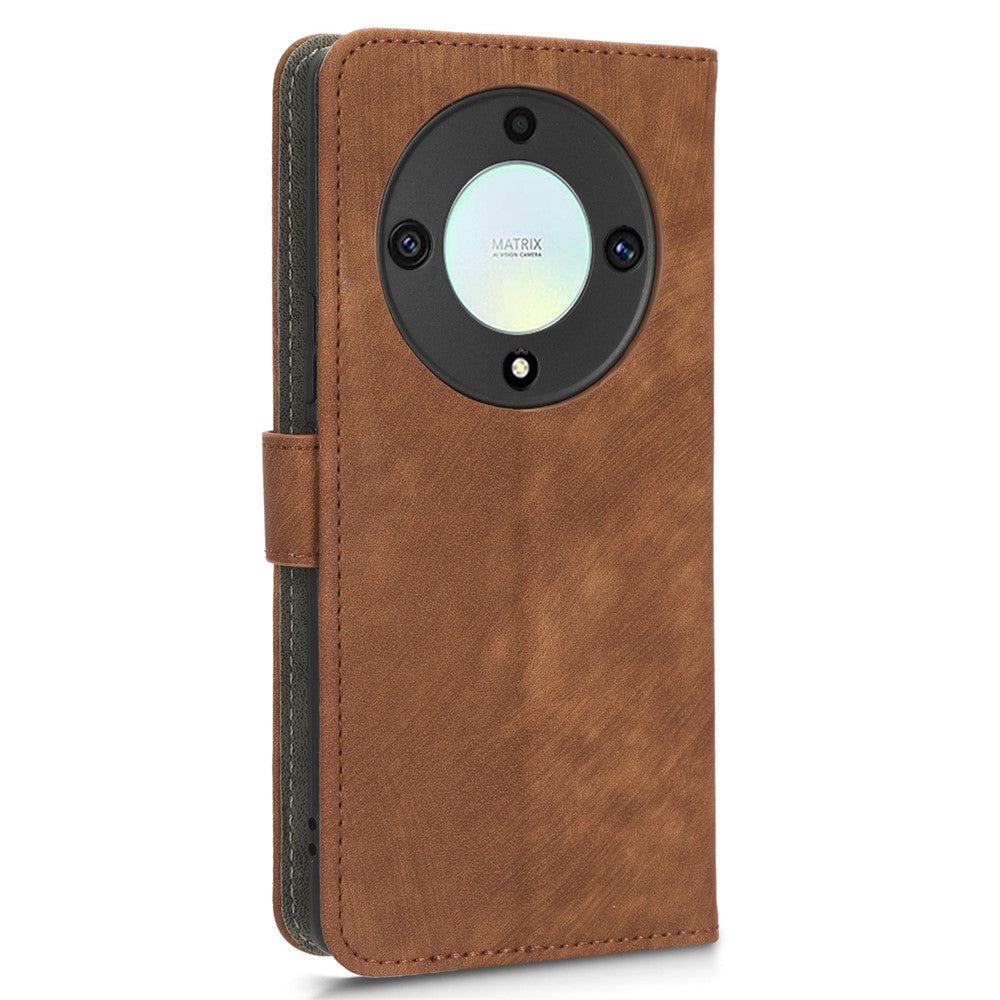 For Honor X9a 5G / X40 5G / Magic5 Lite 5G Phone Cover RFID Blocking Leather Wallet Stand Case with Strap