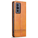 AZNS För Xiaomi Poco F5 Pro 5G / Redmi K60 Pro 5G / K60 5G Läderfodral Stativ Plånboksfodral