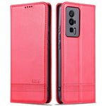 AZNS För Xiaomi Poco F5 Pro 5G / Redmi K60 Pro 5G / K60 5G Läderfodral Stativ Plånboksfodral