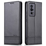AZNS För Xiaomi Poco F5 Pro 5G / Redmi K60 Pro 5G / K60 5G Läderfodral Stativ Plånboksfodral