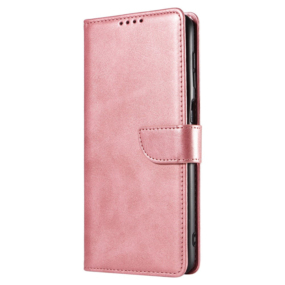 For Samsung Galaxy S23+ Anti-scratch Phone Cover Square Leather Mobile Phone Case with Stand Wallet