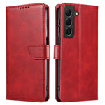 For Samsung Galaxy S23+ Anti-scratch Phone Cover Square Leather Mobile Phone Case with Stand Wallet