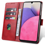 For Samsung Galaxy A33 5G Stand Phone Cover Square Magnetic Clasp Wallet Leather Phone Case