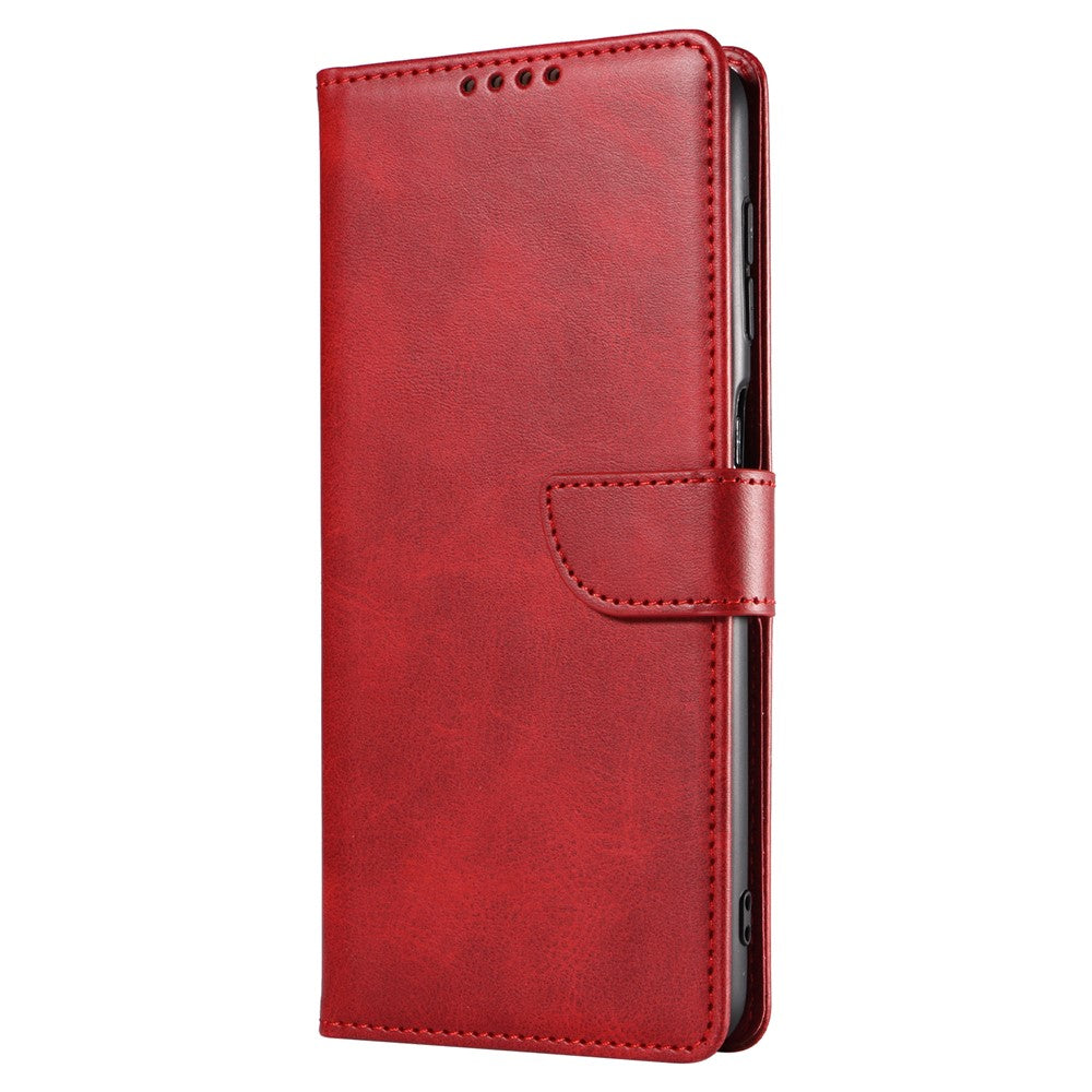 For Samsung Galaxy A33 5G Stand Phone Cover Square Magnetic Clasp Wallet Leather Phone Case