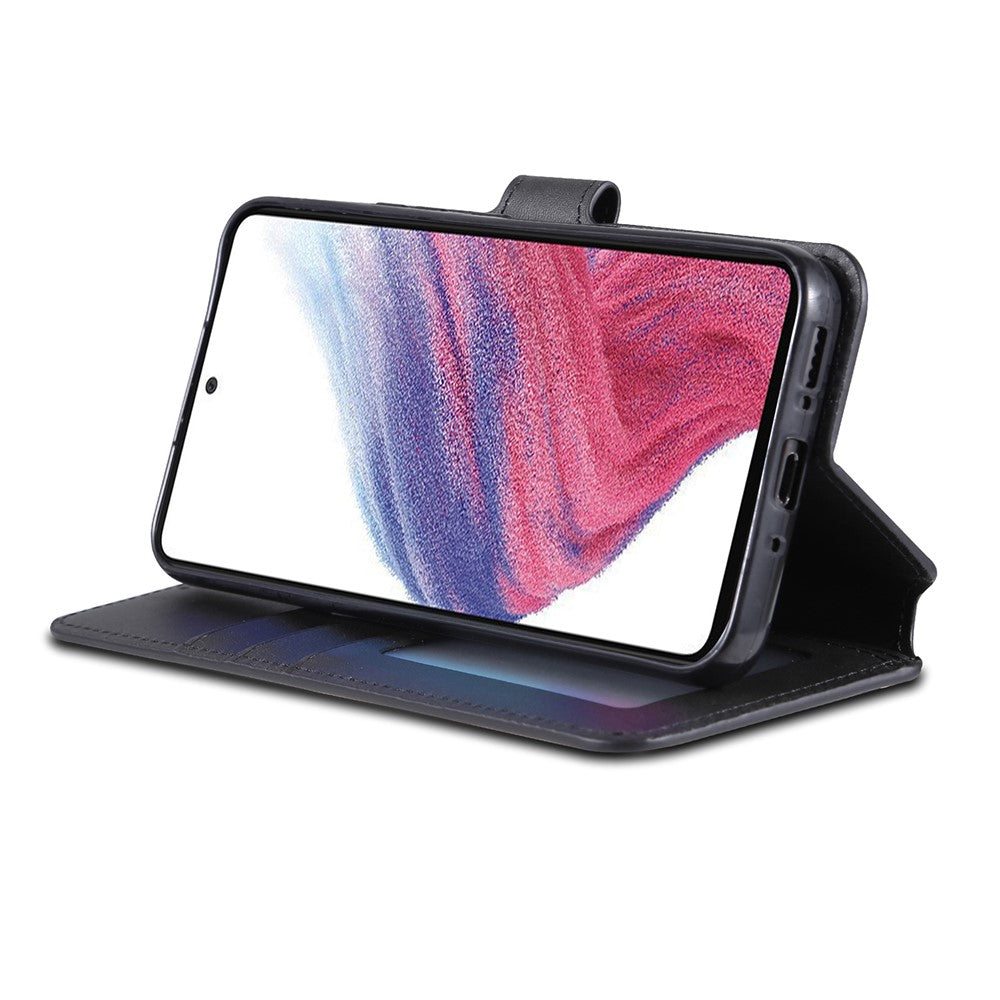 AZNS Phone Case For Samsung Galaxy A54 5G Calf Texture Wallet Stand Leather Protective Phone Cover