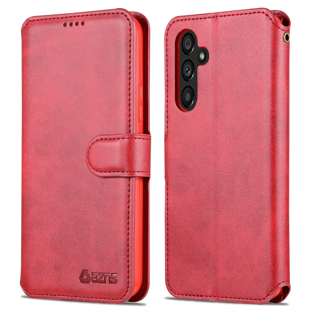 AZNS Phone Case For Samsung Galaxy A54 5G Calf Texture Wallet Stand Leather Protective Phone Cover
