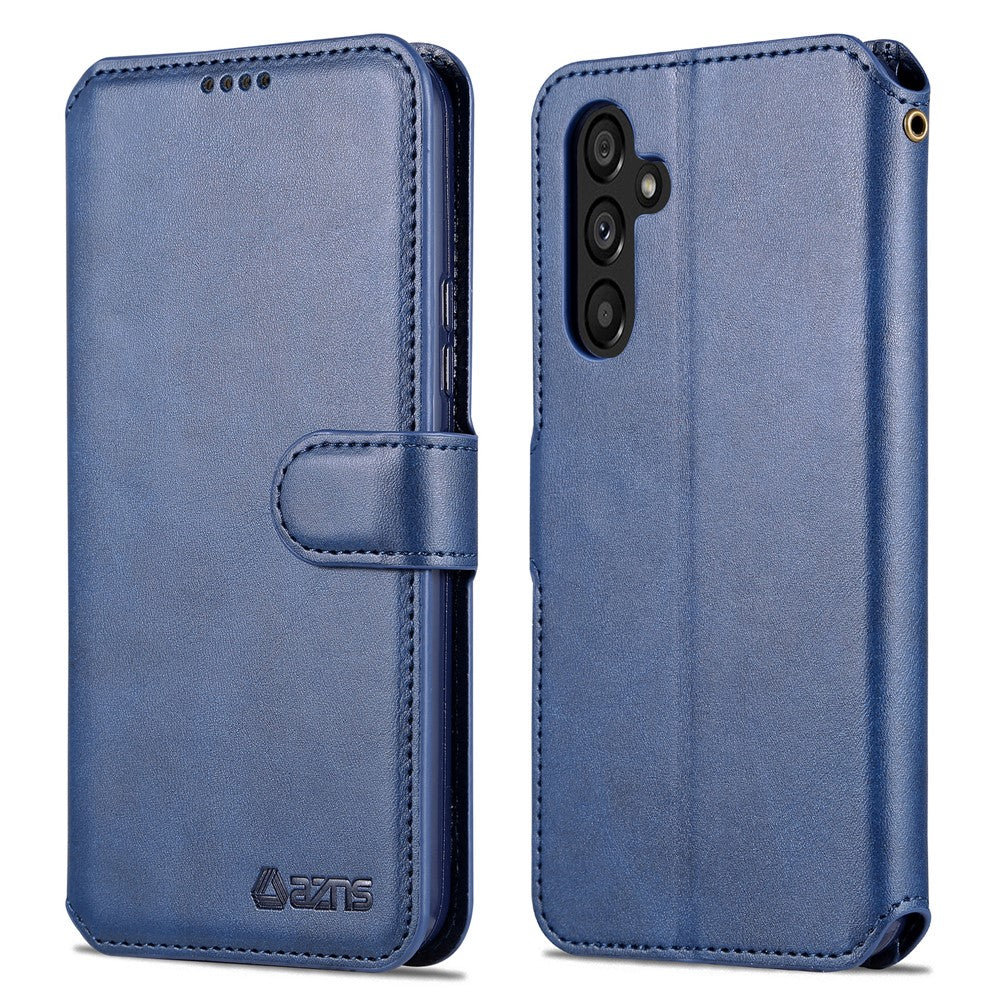 AZNS Phone Case For Samsung Galaxy A54 5G Calf Texture Wallet Stand Leather Protective Phone Cover