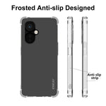 ENKAY HAT PRINCE För OnePlus Nord CE 3 Lite 5G / Nord N30 5G Mjukt TPU mobilskal Halkfri Randig Kant Stötsäker mobilskal