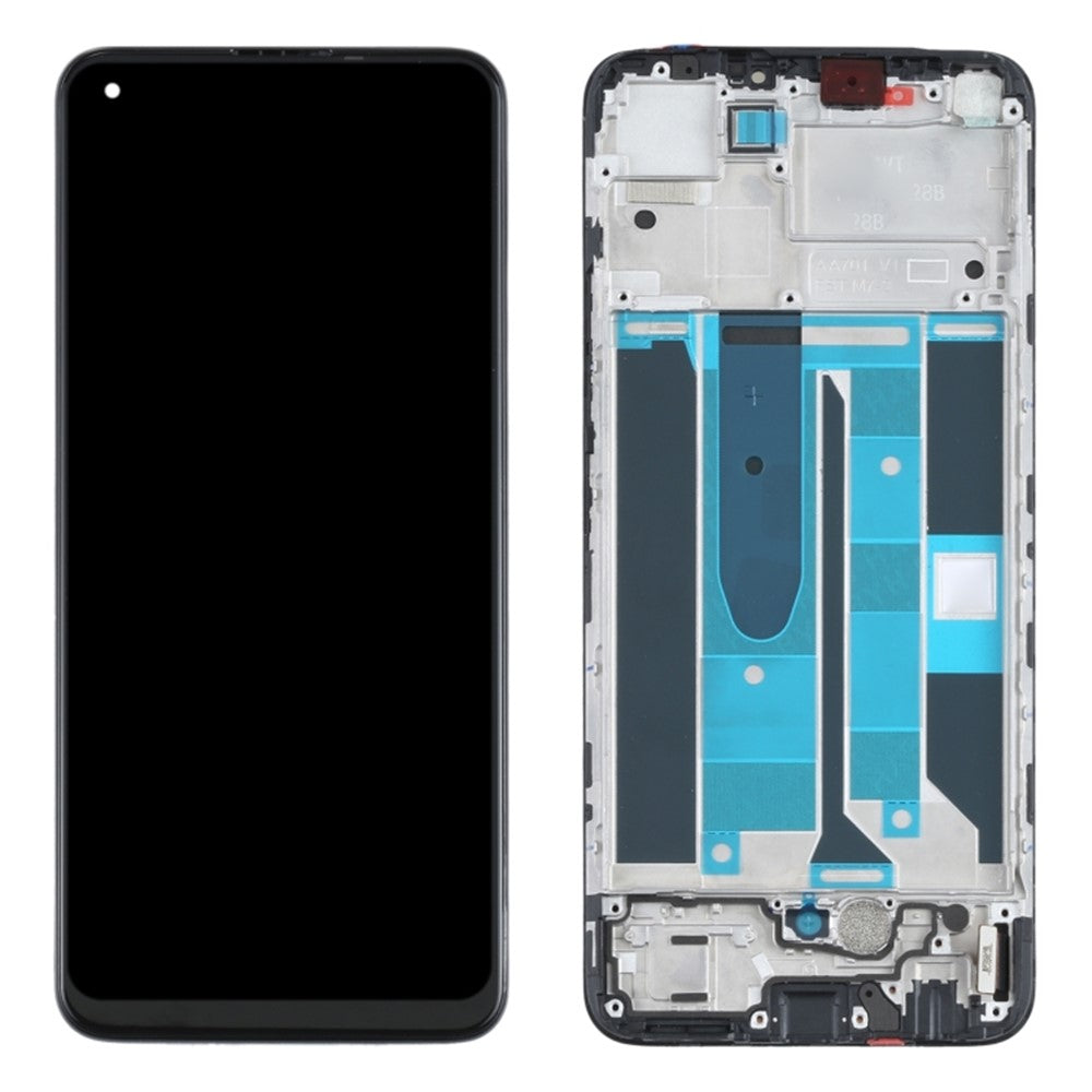 For Realme 8 Pro 4G Grade B OLED Screen and Digitizer Assembly + Frame Repair Part (without Logo) (Supports Fingerprint Recognition)