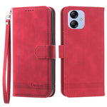 DIERFENG DF-03 for Samsung Galaxy A04e 4G / F04 4G / M04 4G Leather Phone Case Lines Imprinted Stand Phone Wallet Cover