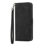 DIERFENG DF-03 for Xiaomi Redmi A1+ 4G / A2+ 4G / Poco C50 4G Leather Phone Case Lines Imprinted Phone Cover with Wallet Stand